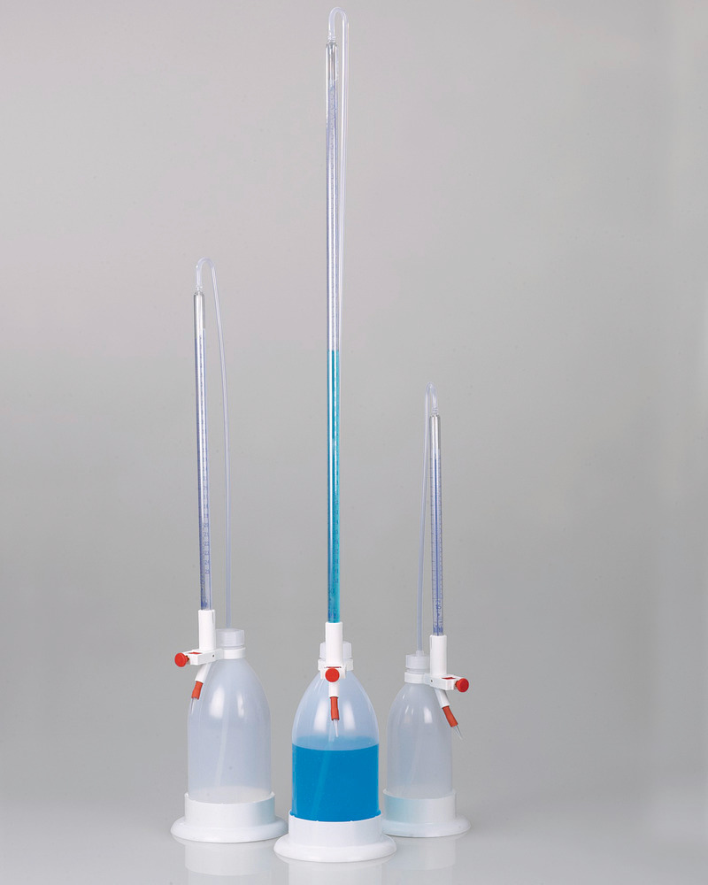 Titrating burette with shatter protection 15ml - 5