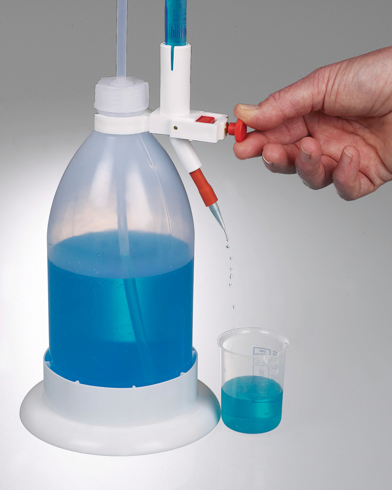 Titrating burette with shatter protection 15ml - 8