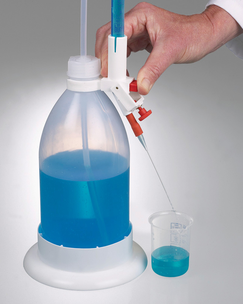 Titrating burette with shatter protection 15ml - 7