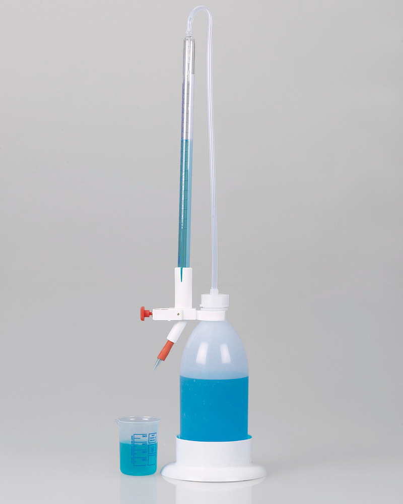 Titrating burette with shatter protection 15ml - 1