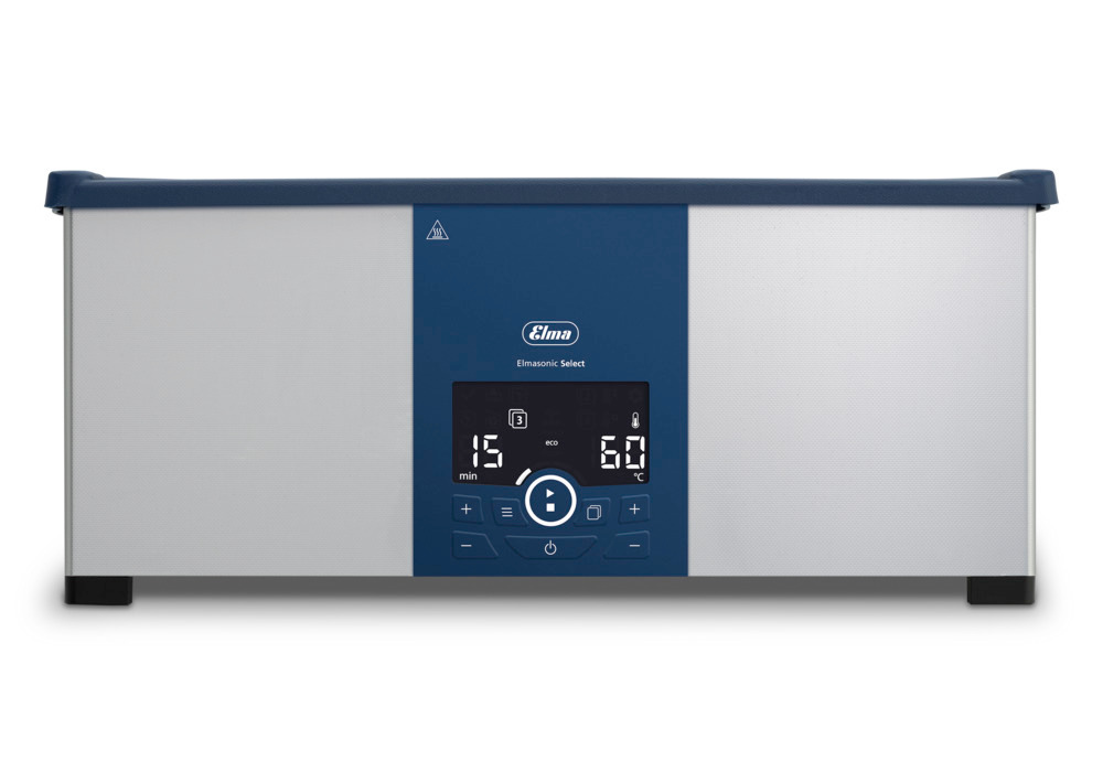 Ultraljudstvätt Elmasonic Select 150 med uppvärmning, 14,6 l totalvolym, 7 kg korgkapacitet - 1