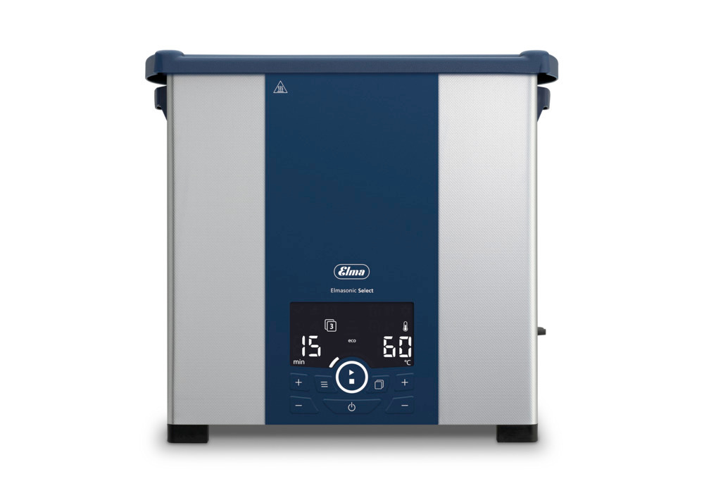 Ultraljudstvätt Elmasonic Select 120 med uppvärmning, 12,9 l totalvolym, 7 kg korgkapacitet