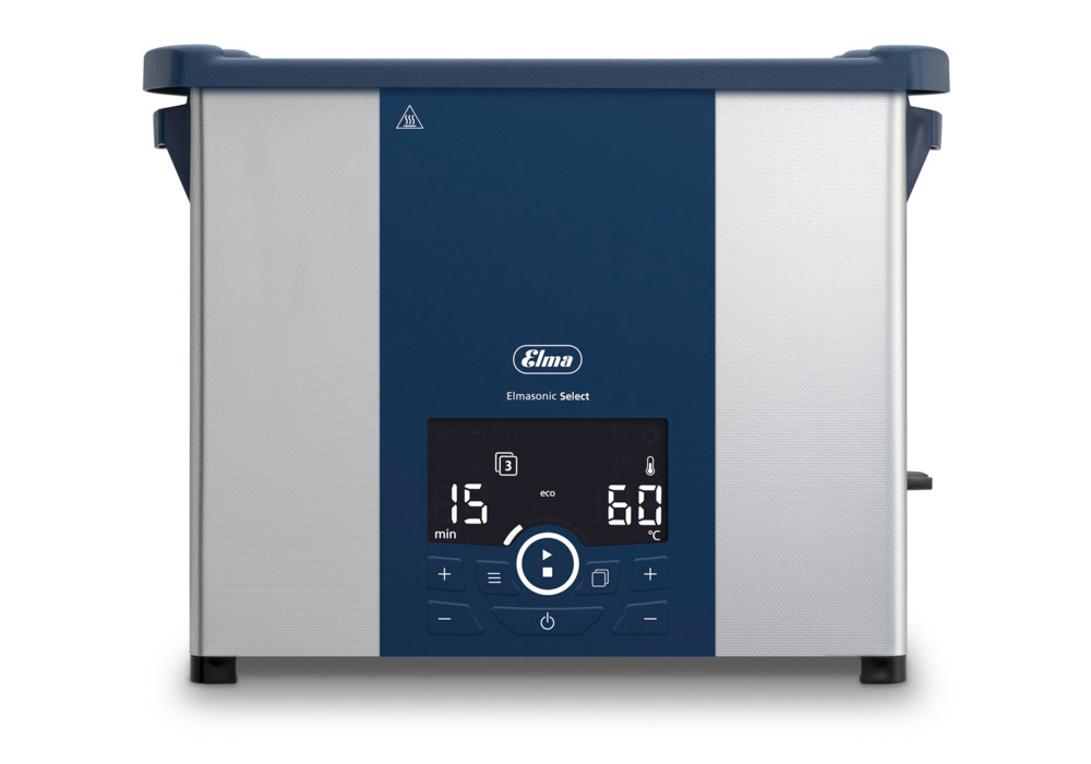 Disp. ultrasuoni Elmasonic Select 60 con riscaldamento, volume totale 5,9 litri, carico cestello 5kg - 1