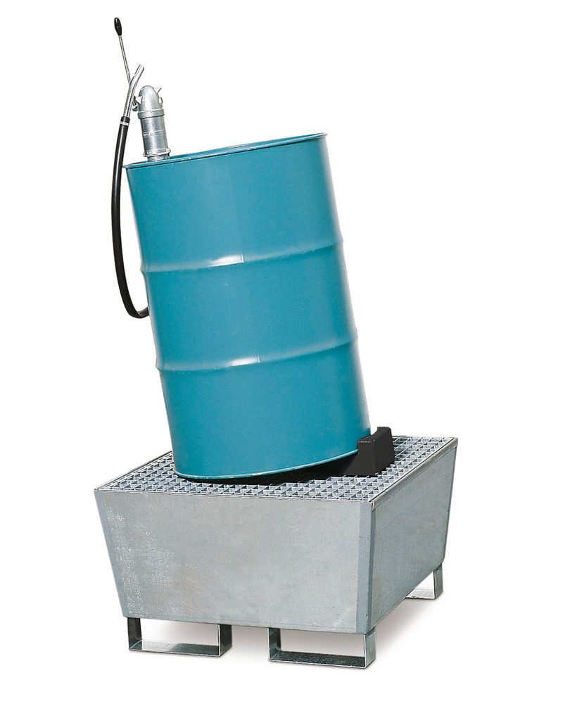 Drum rest, polyethylene, for optimum drum dispensing, for 205 litre drums - 2