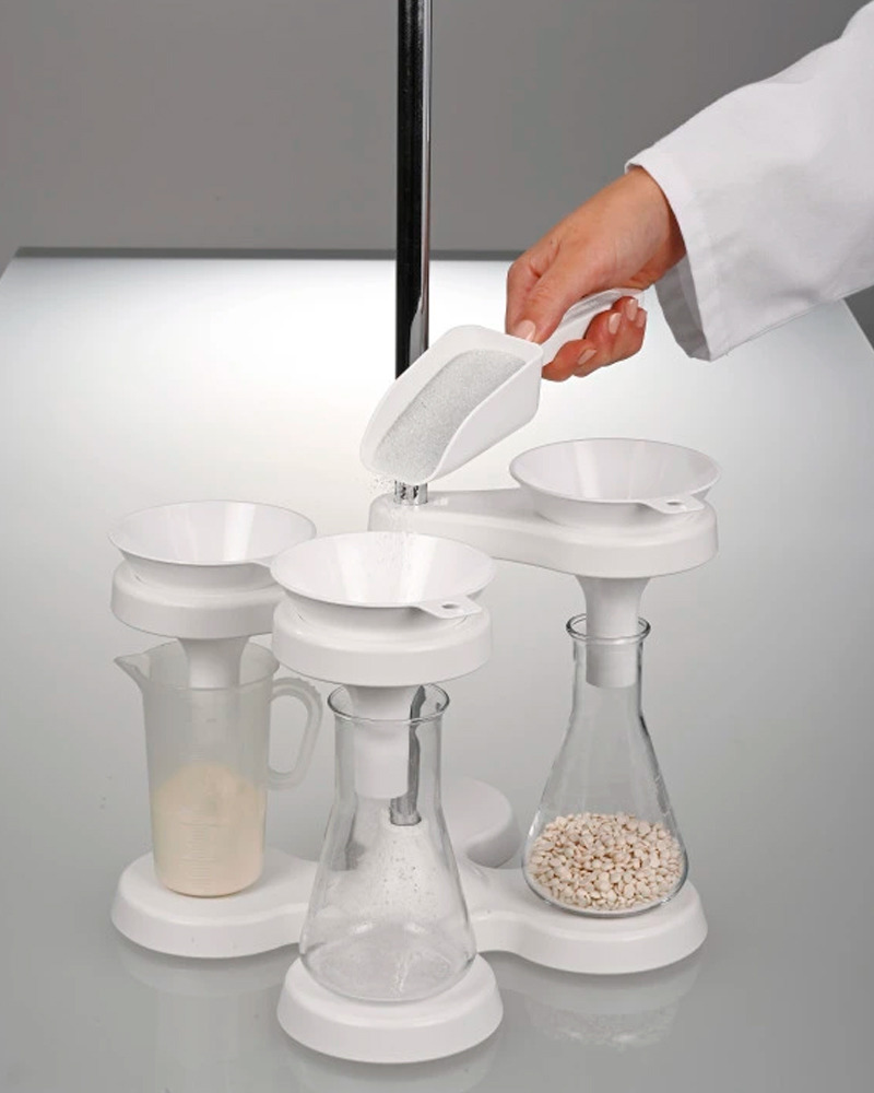 Single-use powder funnel Bio-PE, white, sterile - 1