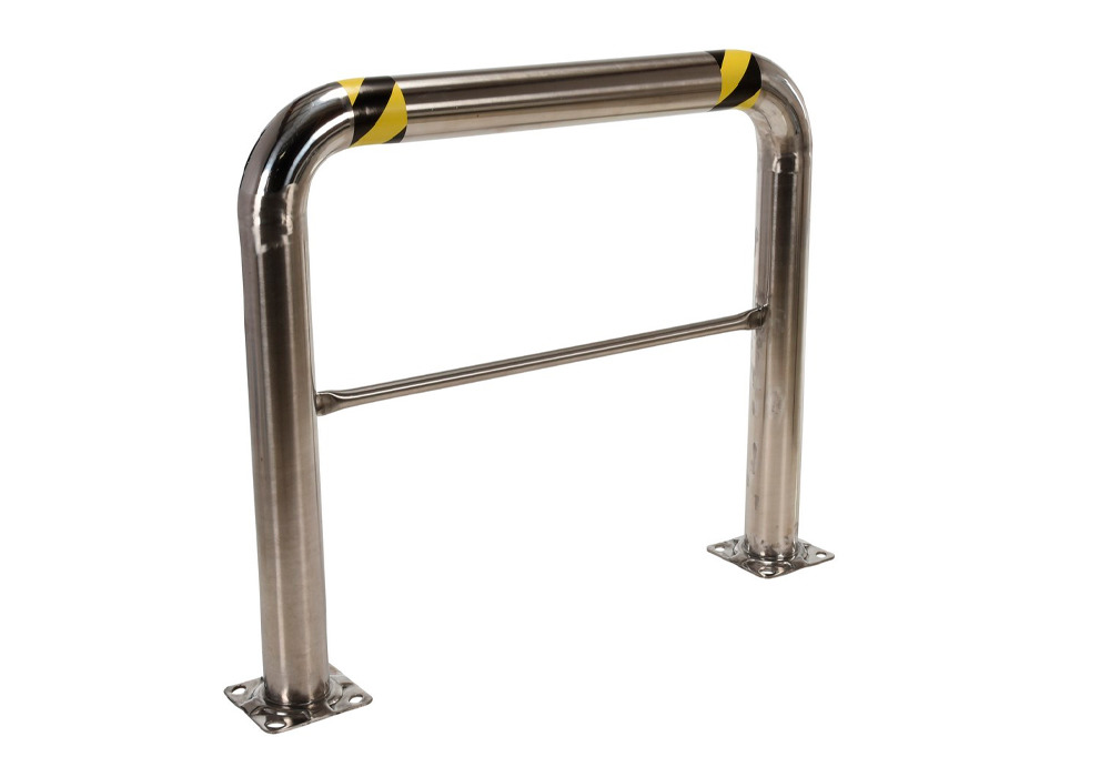 Vestil Steel High Profile Machinery and Rack Guard Stainless Steel 48 In. x 42 In. x 4 In. Yellow - 1