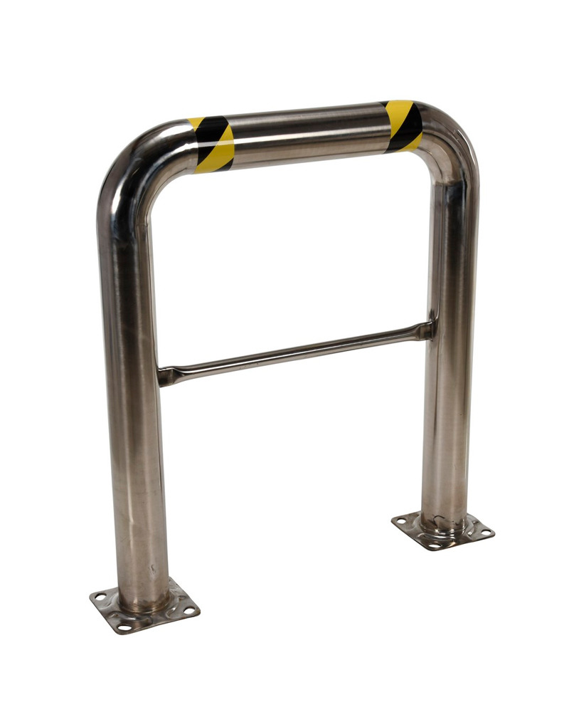 Vestil Steel High Profile Machinery and Rack Guard Stainless Steel 36 In. x 42 In. x 4 In. Yellow - 1