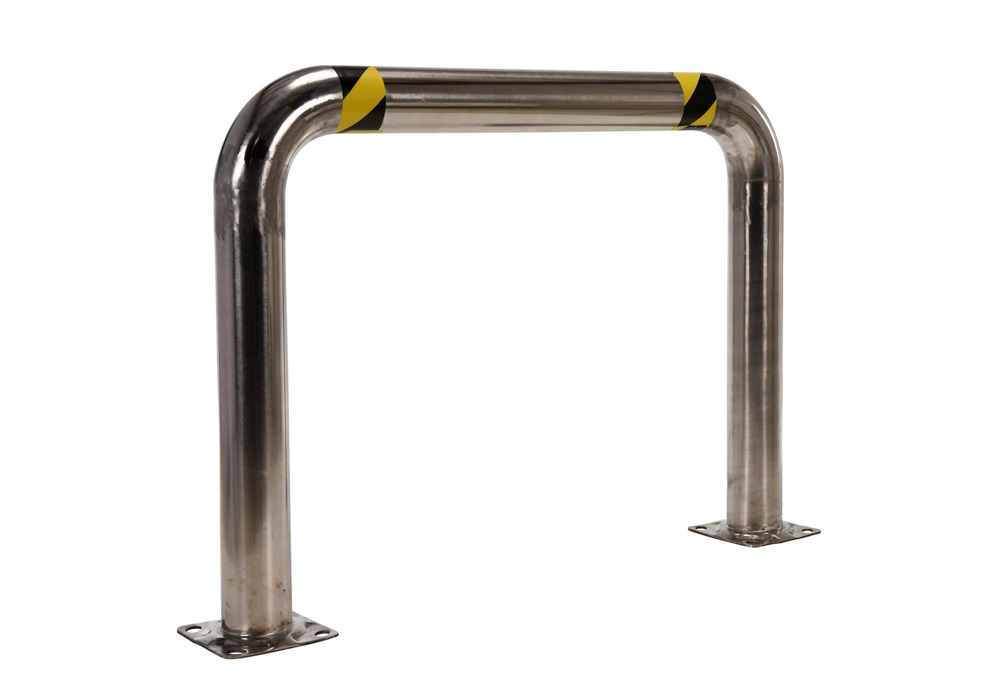 Vestil Steel High Profile Machinery and Rack Guard Stainless Steel 48 In. x 36 In. x 4 In. Yellow - 1