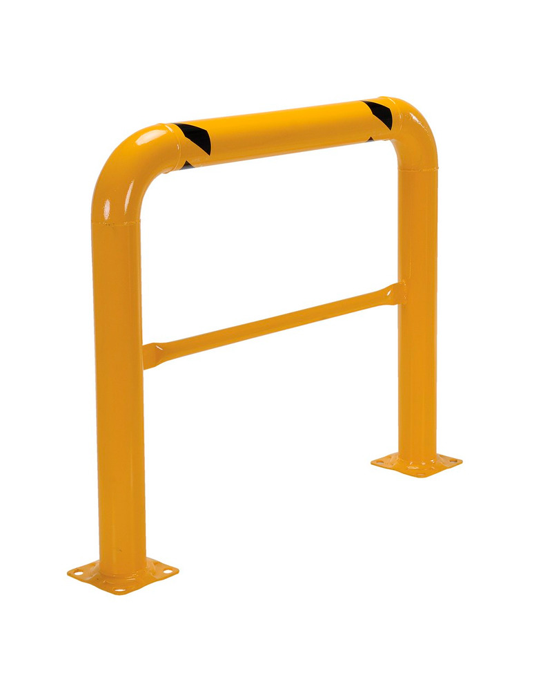 Vestil Steel High Profile Machinery and Rack Guard 60 In. x 42 In. x 4 In. Yellow - 1