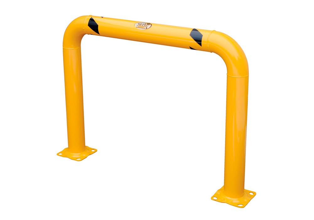 Vestil Steel High Profile Machinery and Rack Guard 48 In. x 36 In. x 4 In. Yellow - 1