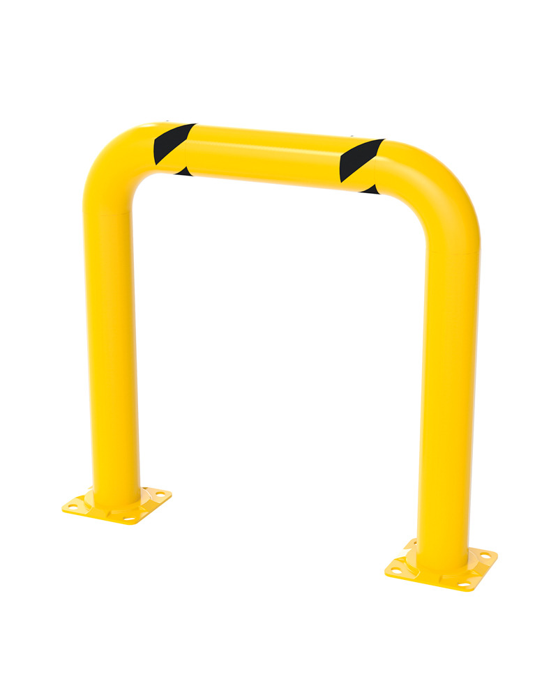 Vestil Steel High Profile Machinery and Rack Guard 36 In. x 36 In. x 4 In. Yellow - 1