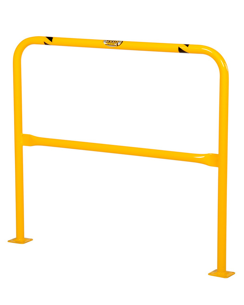 Vestil Steel High Profile Machinery and Rack Guard 48 In. x 42 In. x 2 In. Yellow - 1