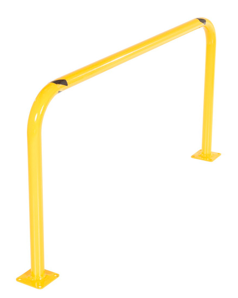 Vestil Steel High Profile Machinery and Rack Guard 48 In. x 24 In. x 2 In. Yellow - 1