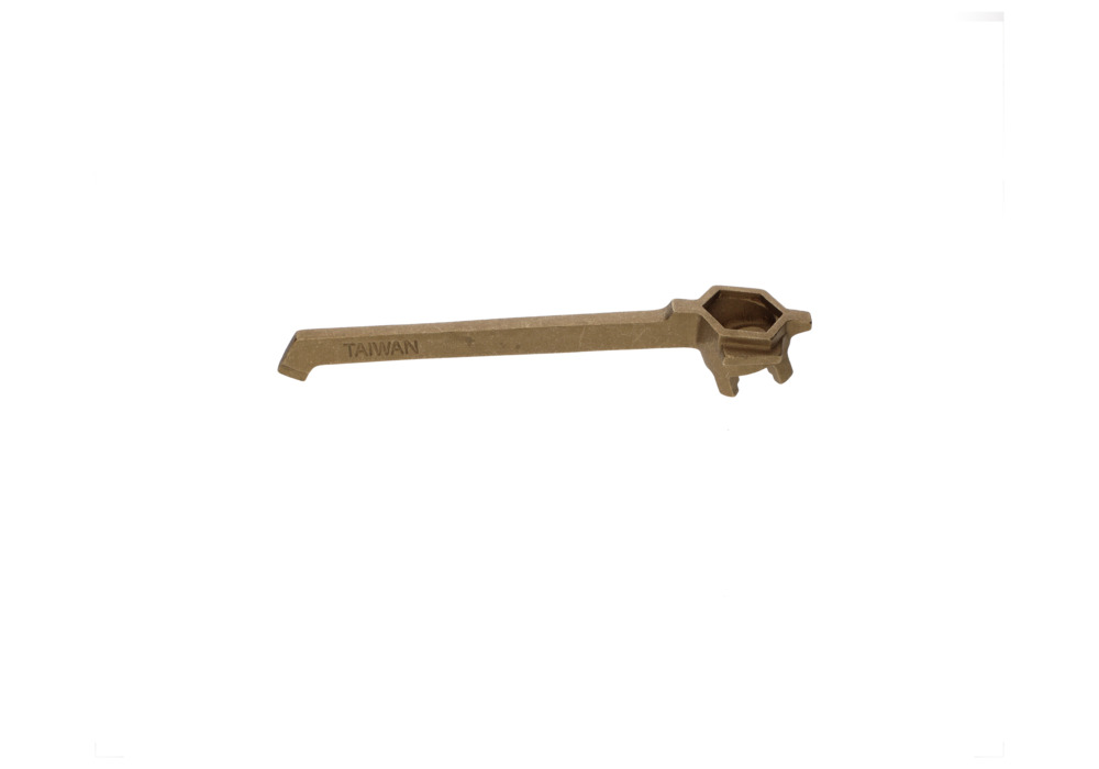 Tromlenøgle af bronze, til alle gængse tromler - 10