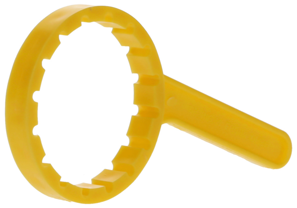 Openeer for screw lid DIN70, ring wrench of plastic DN70 - 1