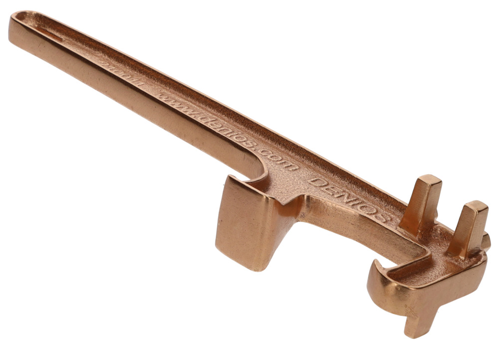 Univerzální sudový klíč z bronzu, pro otevírání sudových uzávěrů a vík - 12