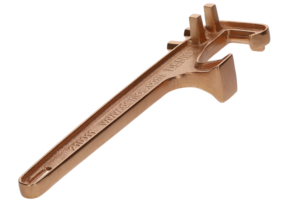 Univerzálny sudový kľúč z bronzu, pre otváranie sudových uzáverov a viek - 9