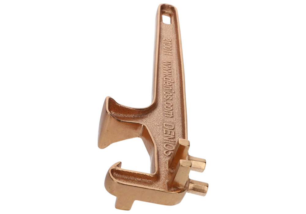 Univerzální sudový klíč z bronzu, pro otevírání sudových uzávěrů a vík - 6