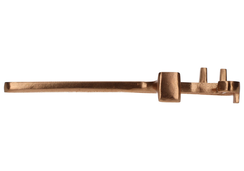 Universal fatnøkkel i bronse til spuntlokk og skrulokk - 4