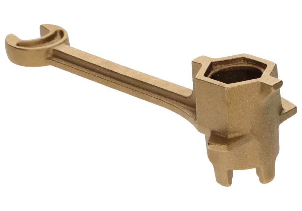 Chave multiusos em bronze para bidões, batoques e para usar como chave inglesa - 11