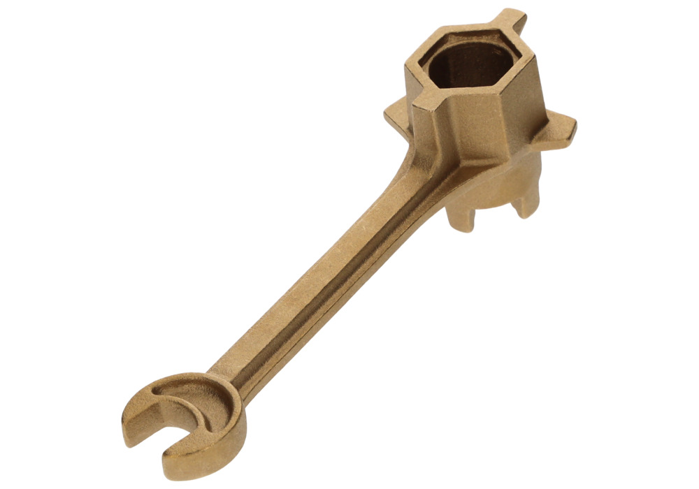 Chave multiusos em bronze para bidões, batoques e para usar como chave inglesa - 3