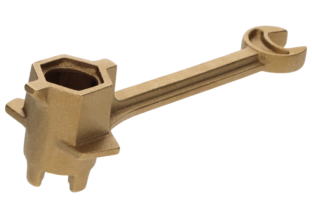 Chave multiusos em bronze para bidões, batoques e para usar como chave inglesa - 5