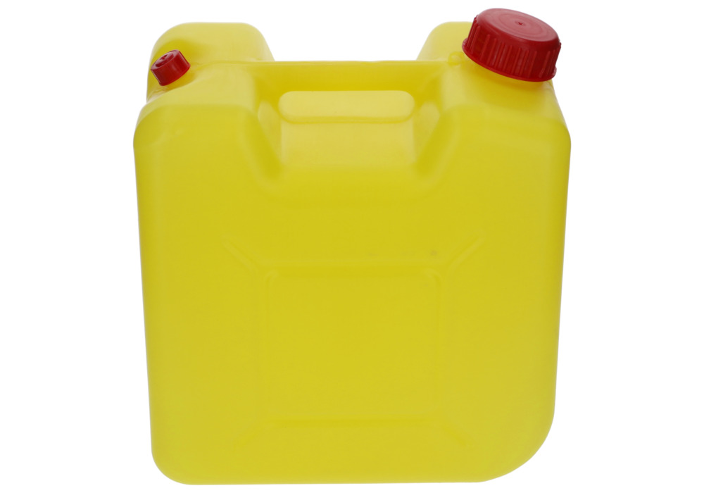 Jerricã para gestão de resíduos em PE-HD, bocal de enchimento e rosca de ventilação, 10 L, amarelo - 8