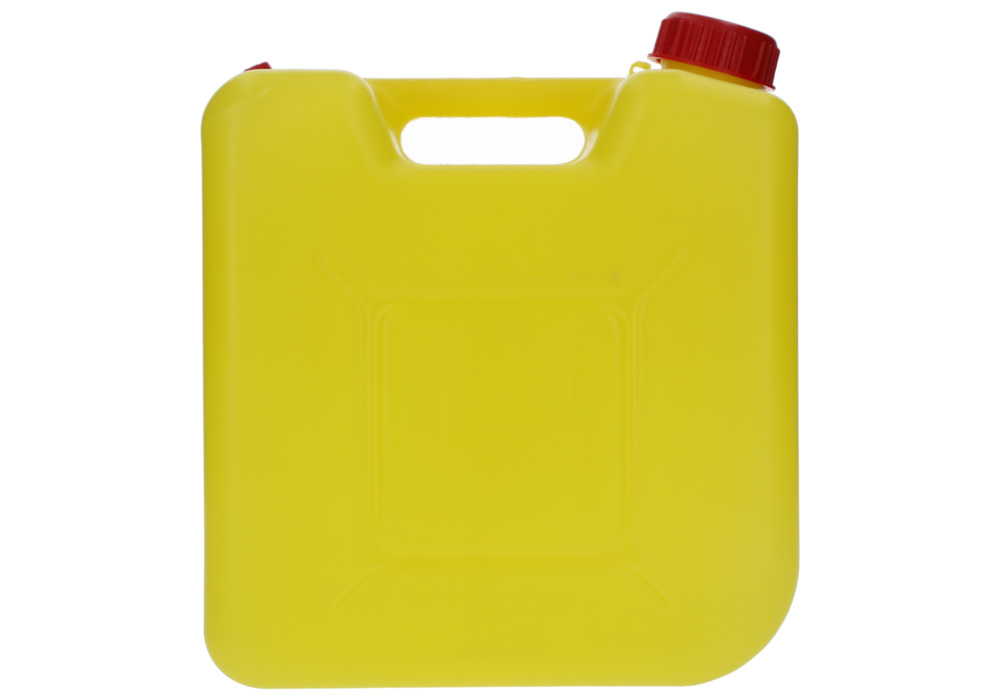 Jerricã para gestão de resíduos em PE-HD, bocal de enchimento e rosca de ventilação, 10 L, amarelo - 3