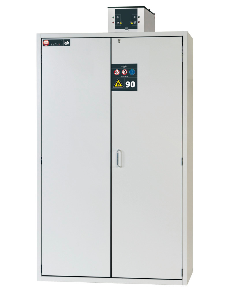 Ventilador de recirculação asecos para armário de materiais perigosos, com sistema de filtragem - 4