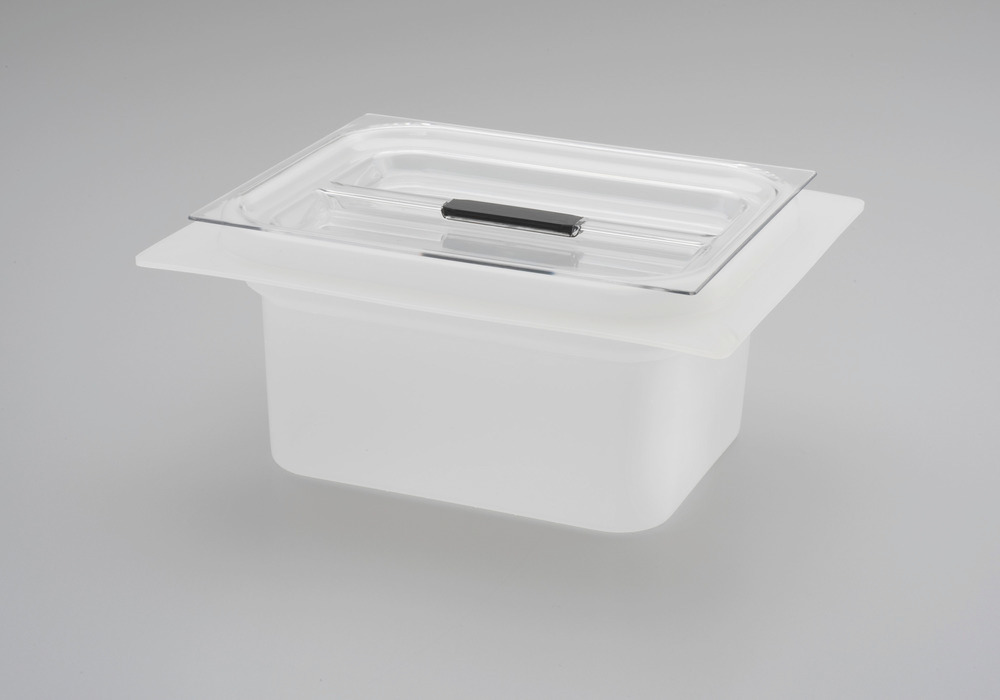 Zuurbestendige inzetbak met deksel voor ultrasoon reinigingsapparaat Elmasonic Select 100 en 120 - 1