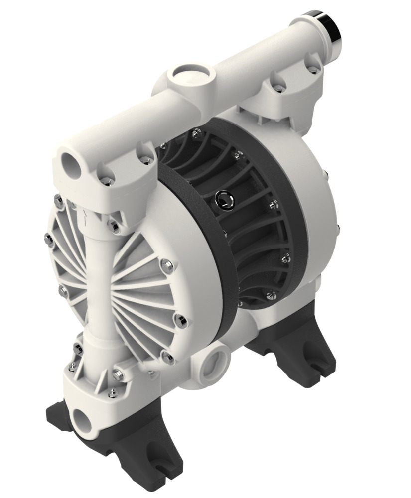Compressed air double diaphragm pump, 2'', in PP / PTFE - 1