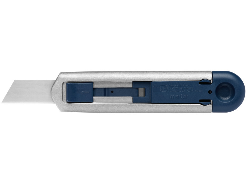 Nóż bezpieczny Martor SECUNORM PROFI40, wykrywalny jak metal (MDP), nierdzewny - 1