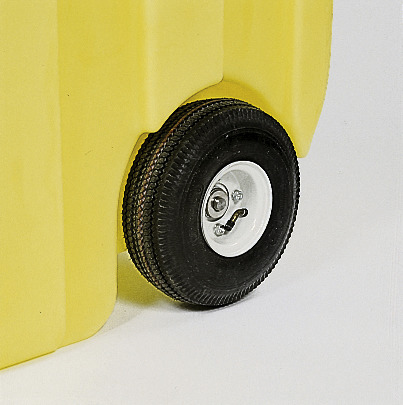 Drum Dolly - Poly Wheels - Poly Construction - Fits 55-Gallon Drums - Safely Dispense - 5300-YE-A - 1