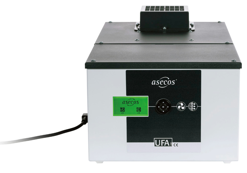 asecos Umluftfilteraufsatz (UFA.025.030) für Gefahrstoffschrank - 1