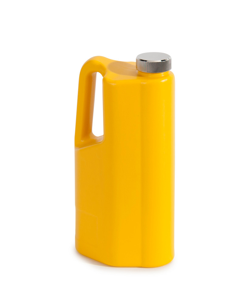 Safety Can - Poly - FALCON - Screw Cap - 0.5 Gallon - Yellow - 4