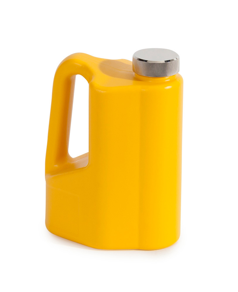 Safety Can - Poly - FALCON - Screw Cap - 0.25 Gallon - Yellow - 2