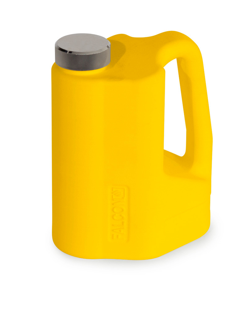 Safety Can - Poly - FALCON - Screw Cap - 0.25 Gallon - Yellow - 1