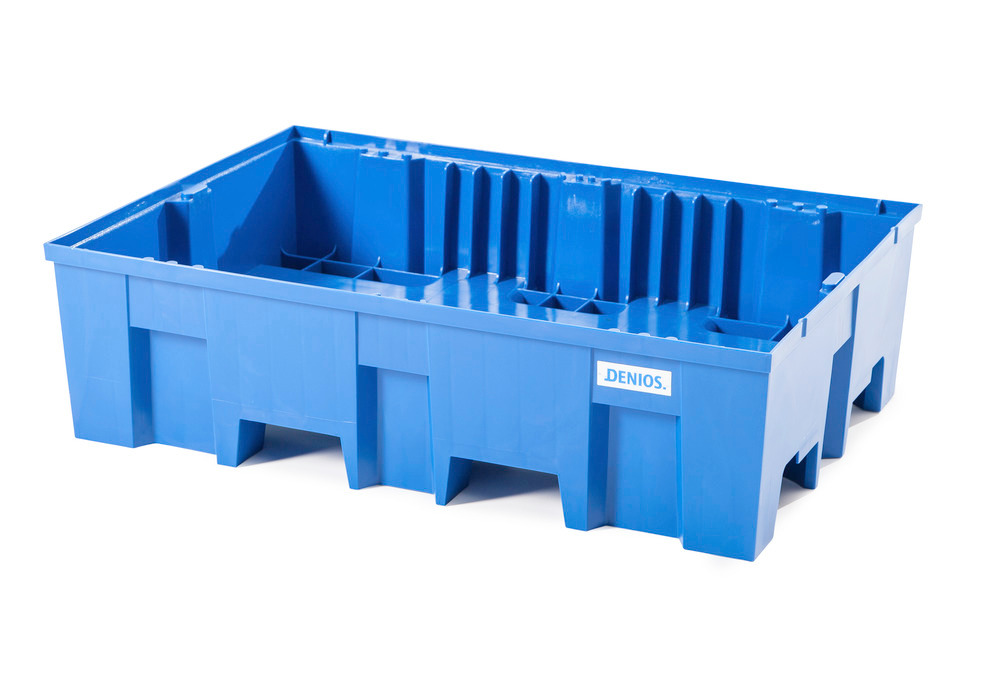 Containment racking in polyethylene (PE), without grid, 865 x 1245 x 350 mm - 1