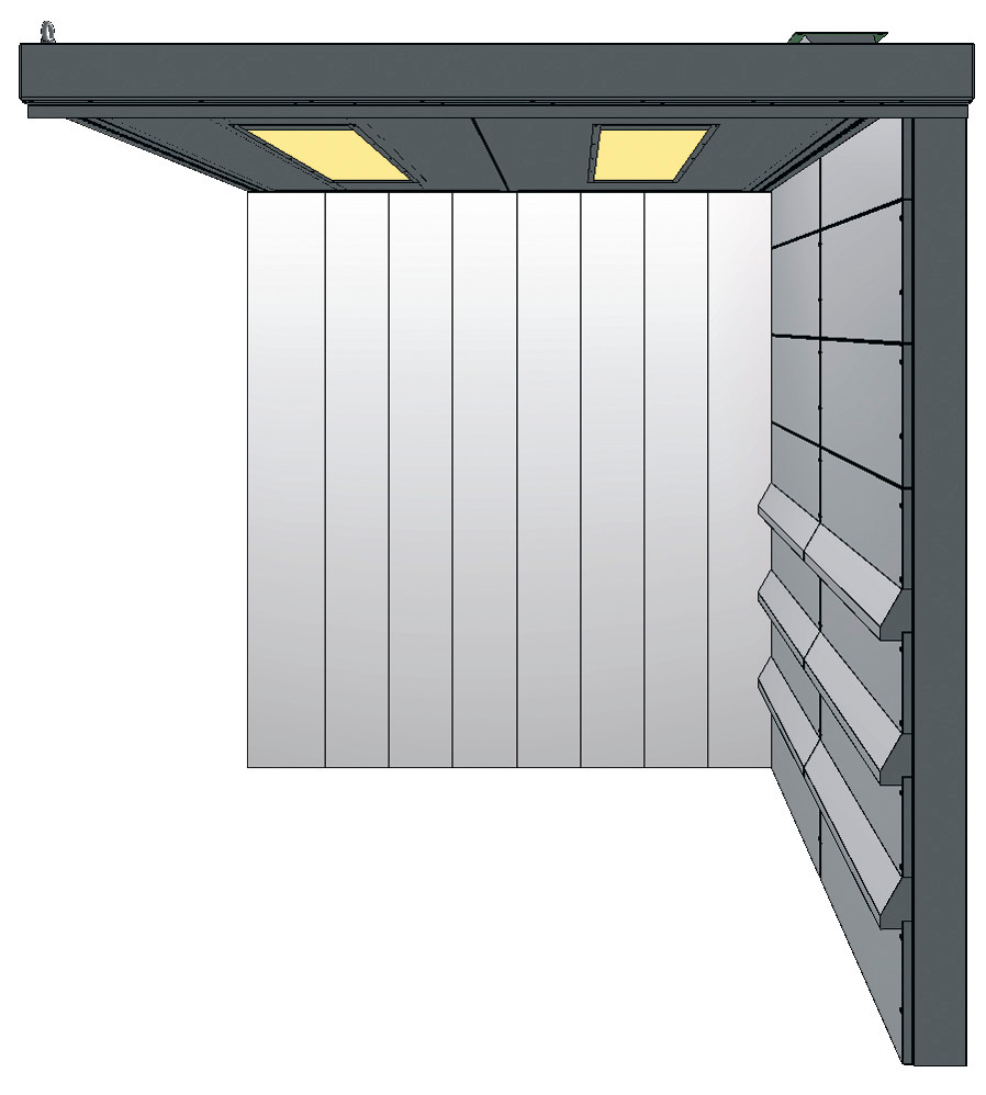 Ventialtionsbås VARIO-Flow med horisontellt förskjutningsflöde  - 3