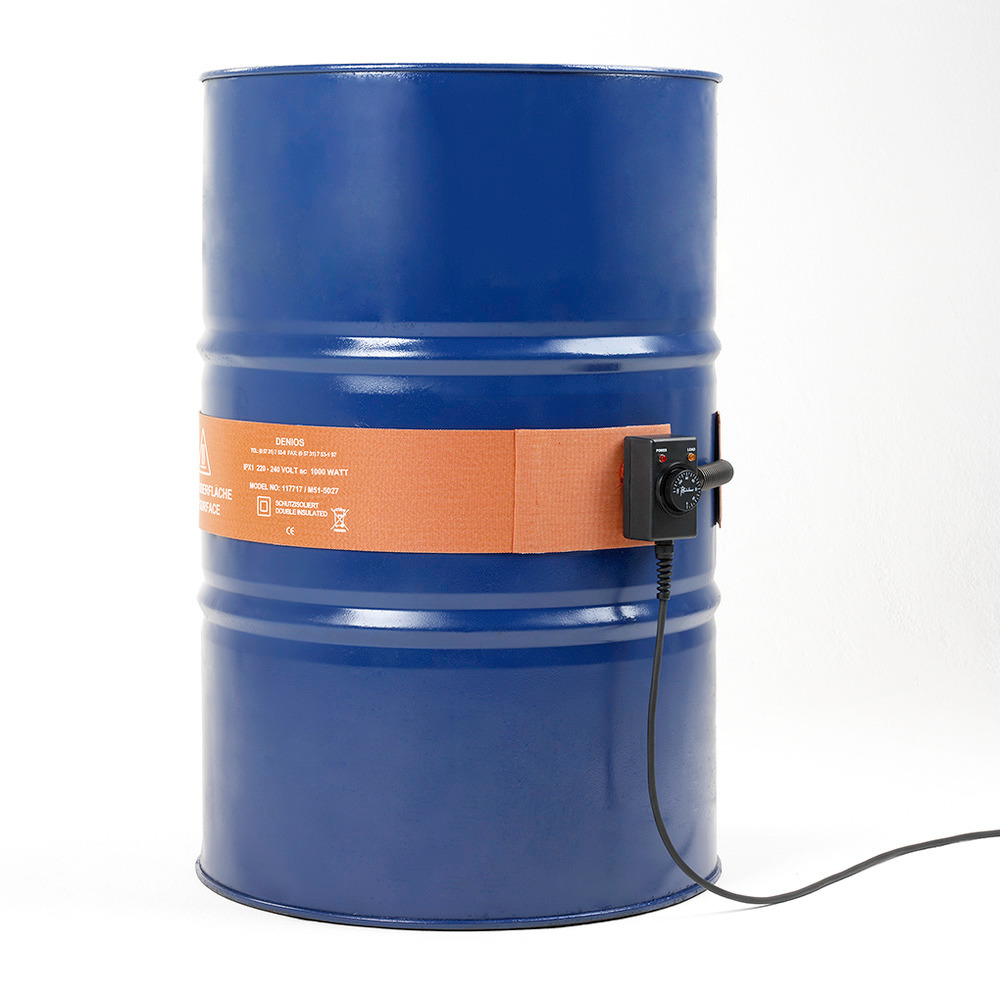 Flexibele verwarmingsband voor vaten van 200 liter, met dummy thermostaat - 1