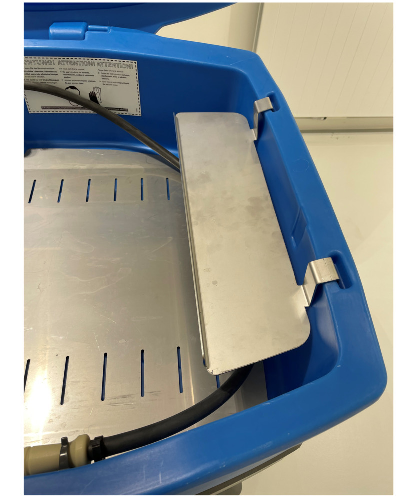Legplank voor onderdelenwasmachine bio.x B60, voor gereinigde onderdelen of schoonmaakspullen - 1