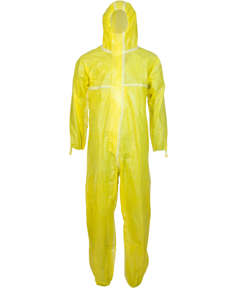 Chemical Protective overall Basic, CE/PPE category III, models 4, 5, 6, size XL, yellow - 1