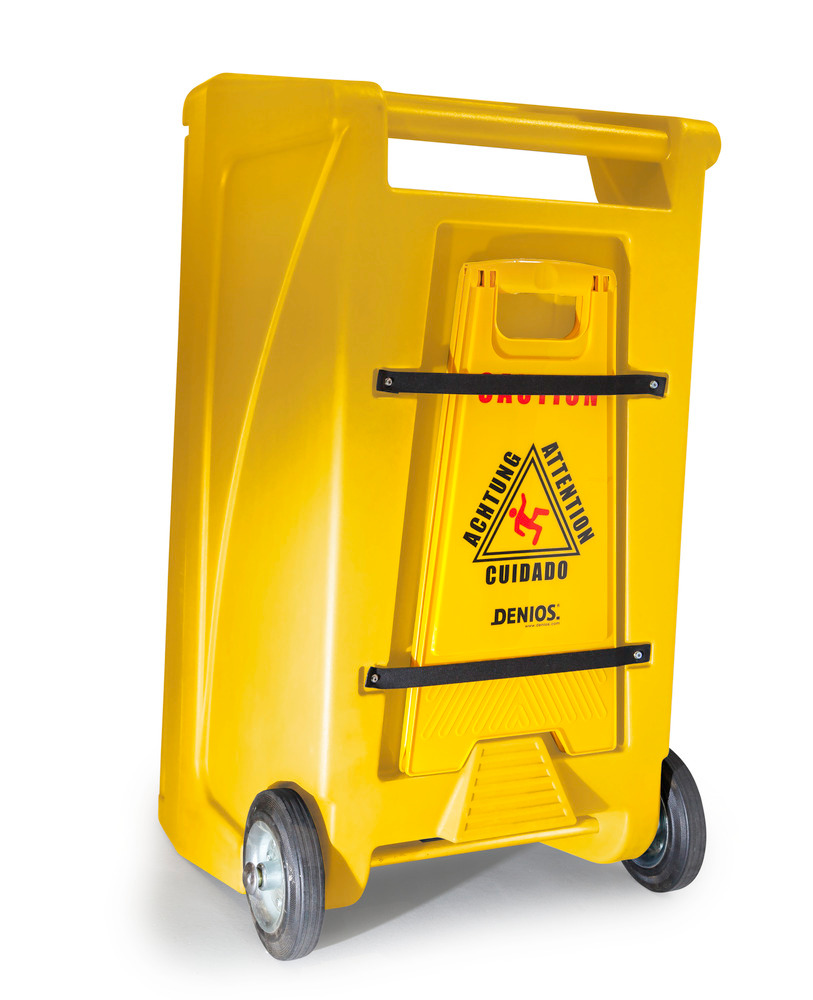Kit de emergência móvel em carrinho M, DENSORB Óleo, amarelo - 4