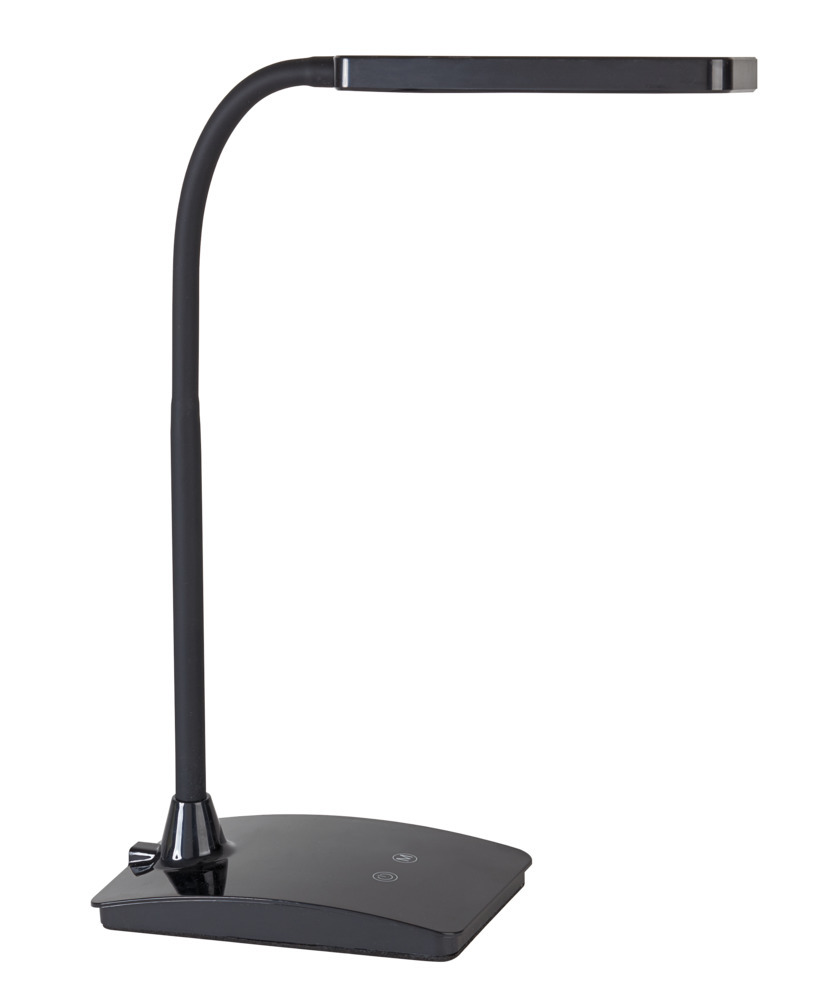 Lampe de table LED Rhea, noire - 1