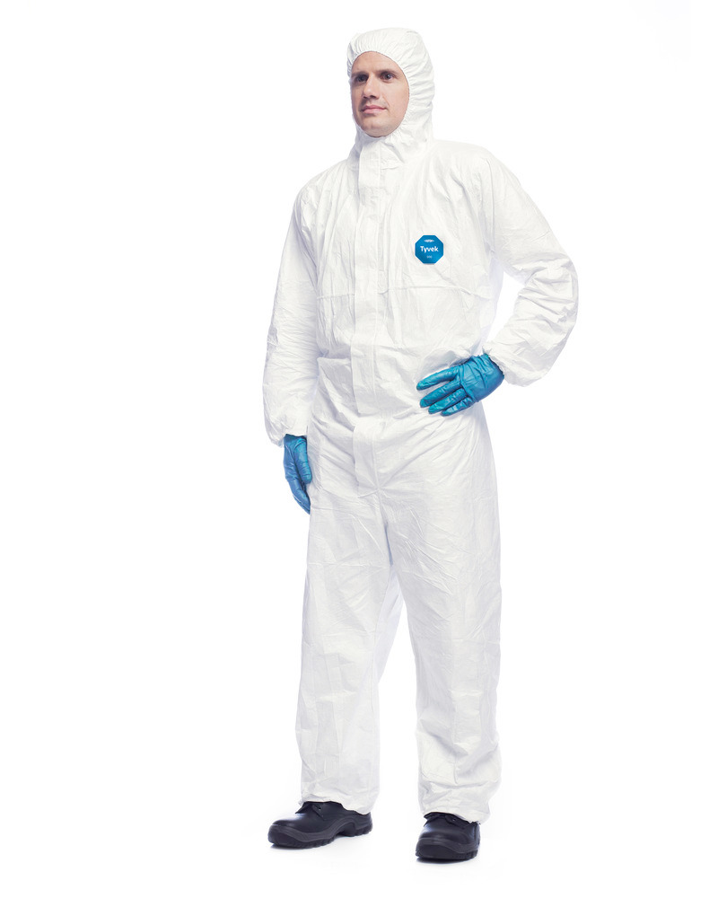 Chemical Protective overall Tychem Classic, CE/PPE category III, models 5, 6, size L, white - 4