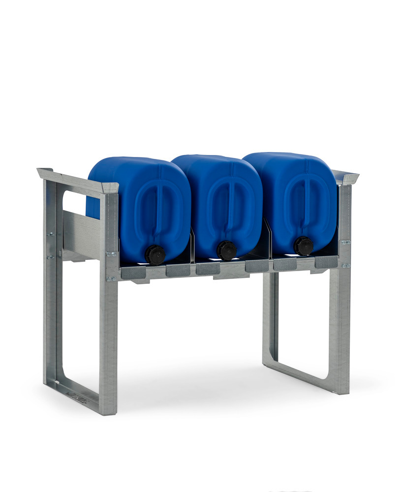 Canister rack for 3 x 20, 3 x 30 or 2 x 60 litre canisters, stackable, 1049 x 682 x 837 mm - 2