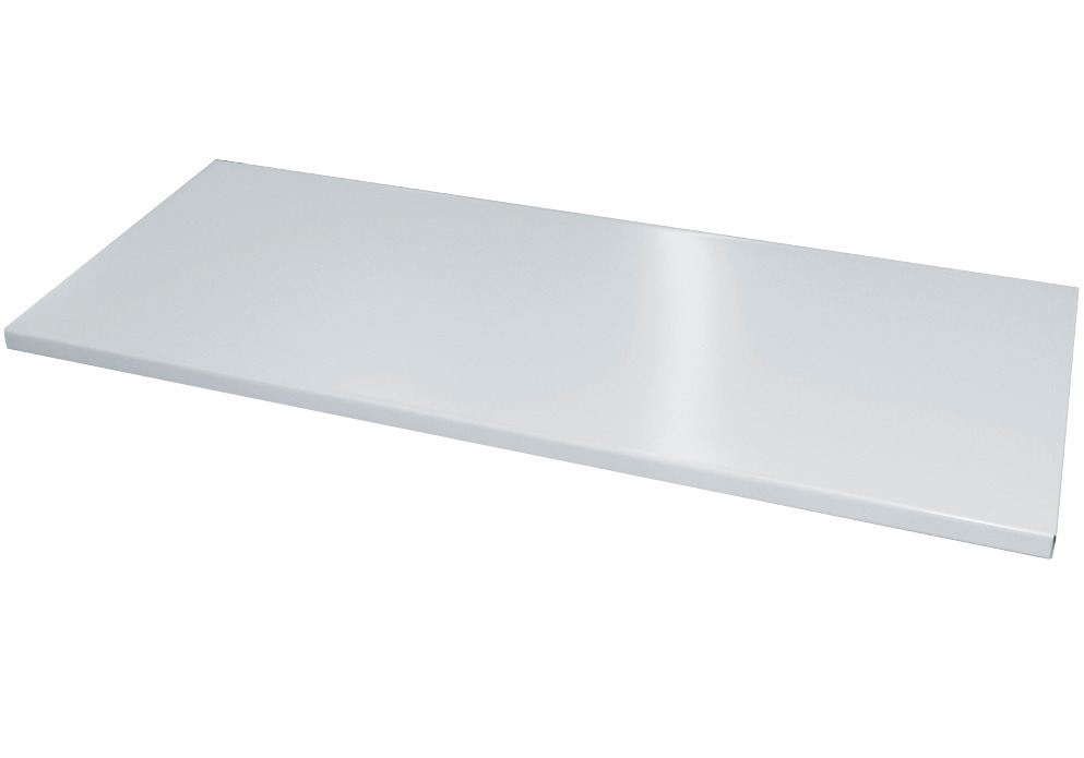 C+P shelf, painted, in steel, 925 x 352 x 24 mm, light grey