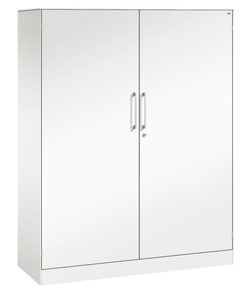 C+P wing door cabinet Asisto, 1200 x 435 x 1617 mm, white - 1