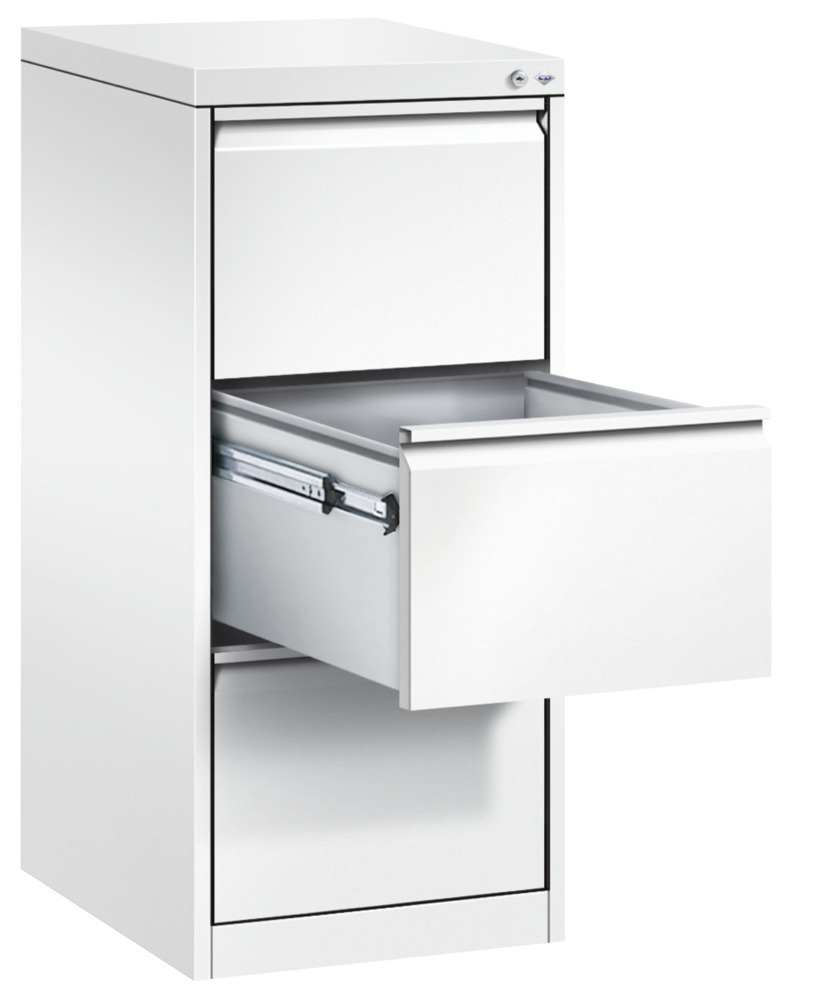 C+P drawer cabinet Acurado, suspension file drawer, 433 x 590 x 1045 mm, white - 2