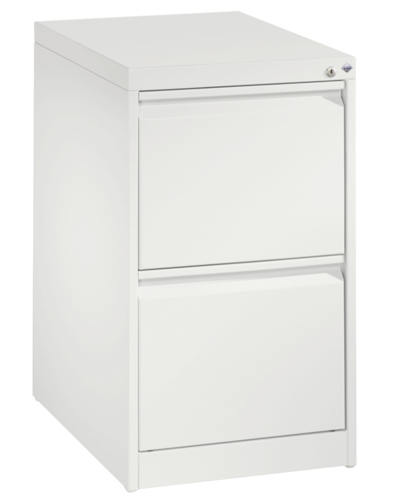 C+P drawer cabinet Acurado, suspension file drawer, 433 x 590 x 733 mm, white - 1